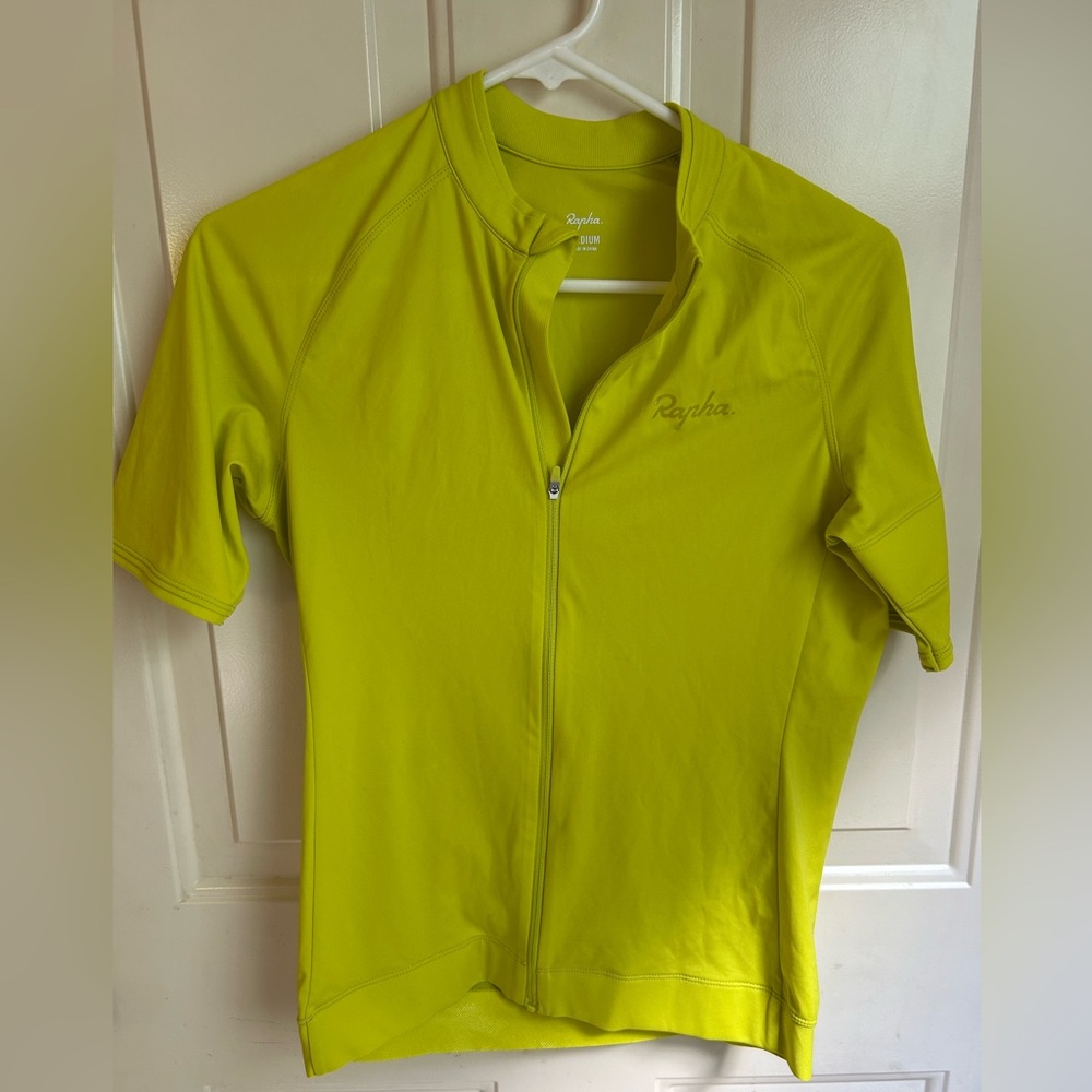 Rapha Lime Green Cycling Jersey